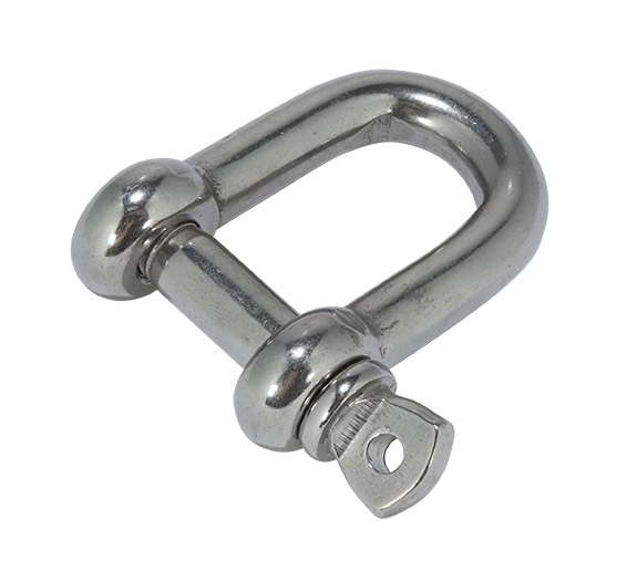 Edelstahl-Schäkel gerade