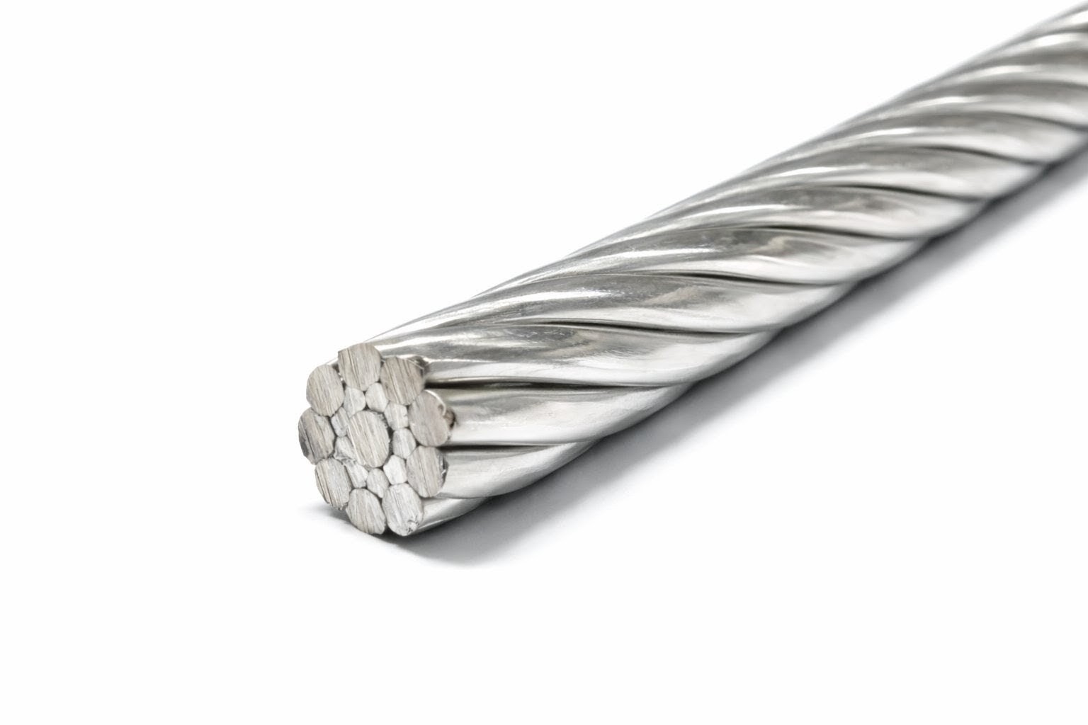 Edelstahllitze V4A 1x19 compacted (unflexibel)