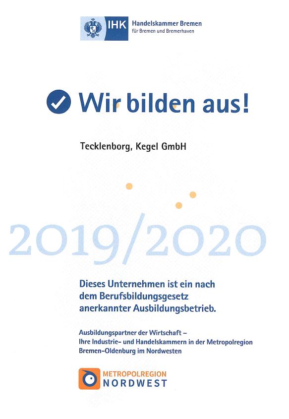 Wir bilden aus!