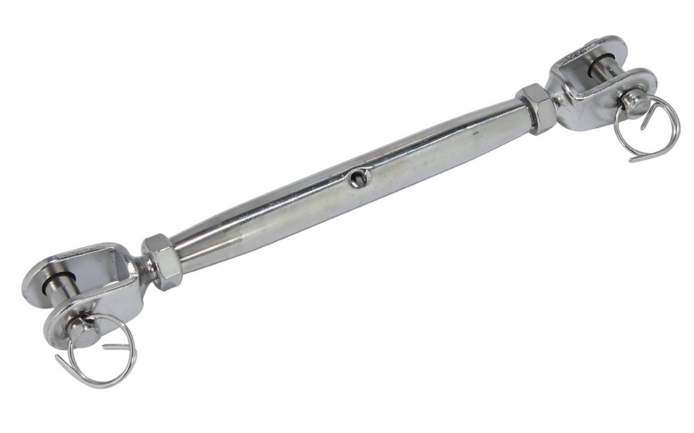 Niro-Wantenspanner mit 2 Gabeln M14